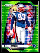 2024 Panini Prizm #202 Richard Seymour Neon Green Pulsar New England Patriots