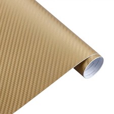 New 50cm Wide 3d Carbon Fiber Vinyl Film 3m Car Stickers Waterproof Auto Vehicle