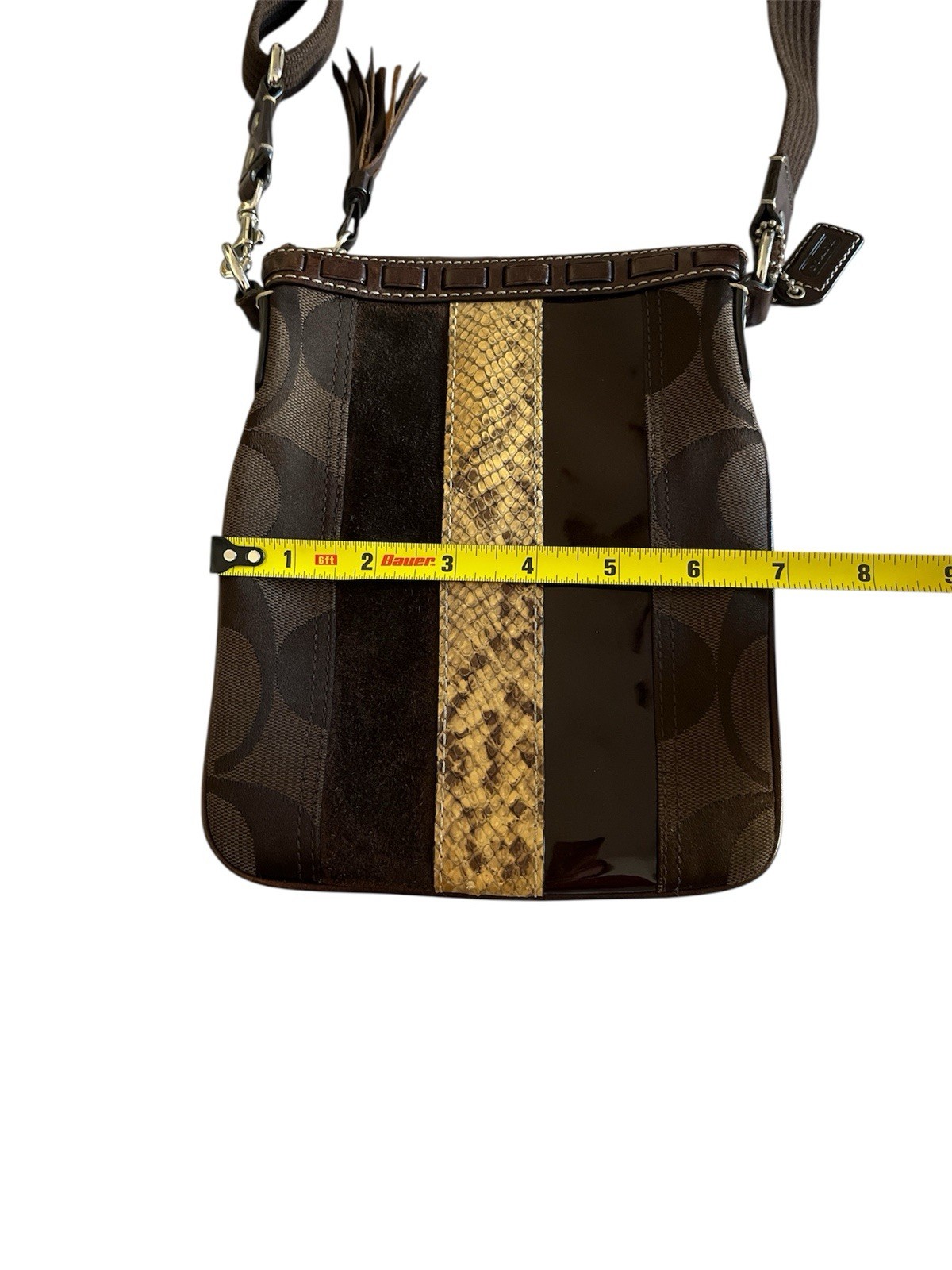 Vintage Coach Hampton Python Swingpack Crossbody … - image 11