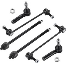 Front Inner Outer Tie Rods Sway Bar Links Kit For 2009-2020 Dodge Journey 6pc