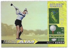 2026 UPPER DECK ALLURE GOLF NELLY KORDA TAKING AIM YELLOW PARALLEL CARD #TA-10