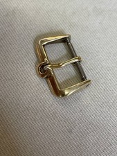 OMEGA Vintage 1960s 9K Solid Gold Buckle 16mm Width Hallmarked