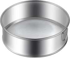 1 Pack Flour Sifter,Stainless Steel Fine Mesh Strainers Flour Sieve, (6-Inch)