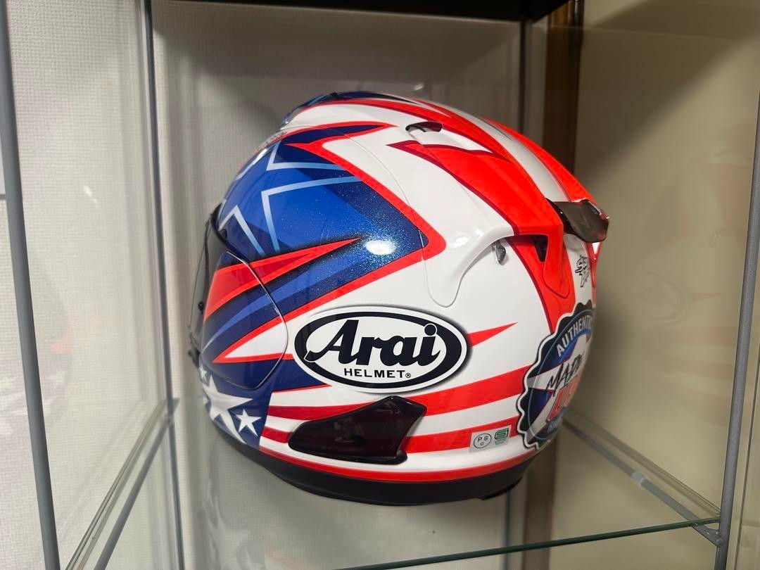 Arai RX-7X Nicky Hayden Full Face Helmet XL(61-62cm) Almost unused