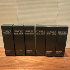 6x Clinique for Men Face Scrub Exfoliant Visage .5oz New In Box