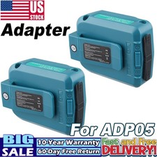 2X 14.4V/18V USB Phone Charger Adapter Li-ion Battery replace For Makita ADP05