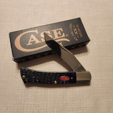 CASE XX USA 2026 NAVY BLUE BONE RED SHIELD AXE HANDLE KNIFE BR61135 SS 33971