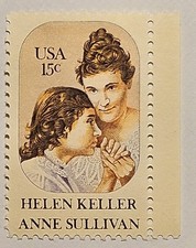 USA 1980, Helen Keller, 15-Cent, Single MINT Stamp, Scott-#1824, FAST SHIPPING!