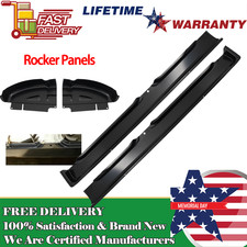 Pair Rocker Panels & Cab Corners For 2002-08 Dodge Ram Quad Cab 1500 2500 3500