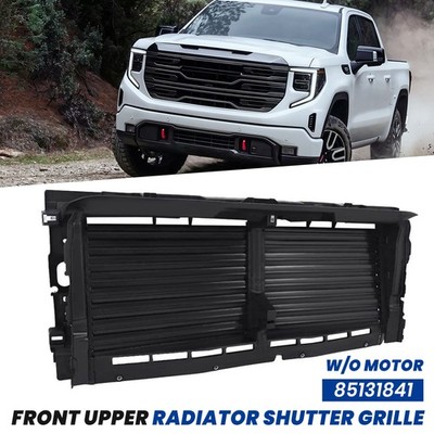 Front Upper Radiator Shutter Grille 85535098 For 2022-2025 GMC Sierra 1500 Black