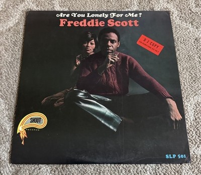 DJ COPY Freddie Scott: Are You Lonely For Me? Vinyl LP SHOUT Records SLP 501