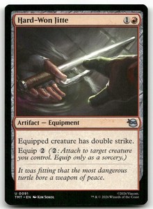 Hard-Won Jitte 0091 Teenage Mutant Ninja Turtles Magic: The Gathering