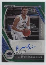 2021-22 Panini Prizm Draft Picks Green JaQuori McLaughlin #DP-JQM Auto 05k6
