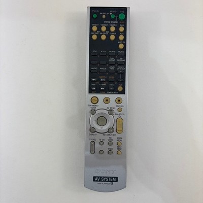 Sony RM-AAP001 AV System Remote Control Silver OEM Original TESTED