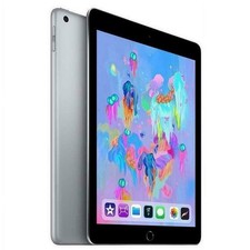 Apple iPad 6th Gen 9.7" A1893 128GB Wi-Fi - Space Grey Grade B No AC 