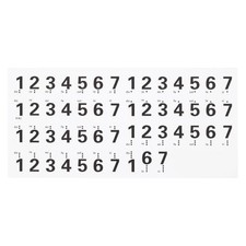Piano Keyboard Stickers for Black 32/49/61/88Key Number Piano Keyboard Sticker