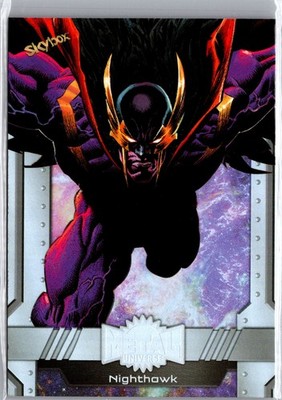 2024 SkyBox Metal Universe Marvel Avengers #63 Nighthawk Spectrum FX