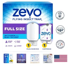 Effortless Blue Light Bug Catcher: Attractive Indoor Trap for Fruit Flies & More