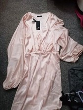 Long Satin floaty Type Dress