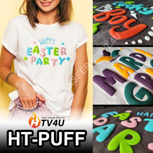 HT- Puff Heat Transfer Vinyl 20" Width ***Free Shipping*** - Picture 1 of 43