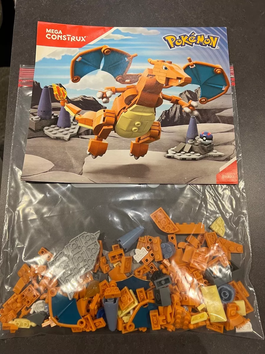  Mega Construx Pokemon Charizard Construction Set with character  figures, Building Toys for Kids 198 Pieces : Everything Else