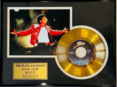 マイケルジャクソン　24kt GOLD RECORD Lot Detail - Michael Jackson Signed 