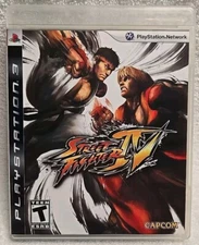 Street Fighter IV 4 for Sony Playstation 3 2009 Capcom  W/ Manual T For Teen