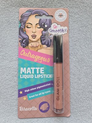 Glamdoll Glam Doll So Smooth Outrageous Matte Liquid Lipstick Terracotta