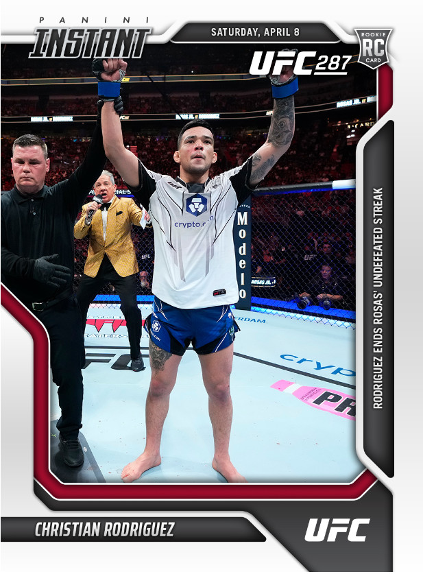 Christian Rodriguez – 2023 PANINI INSTANT UFC #36 - ONLY  75 made AVAILABLE NOW