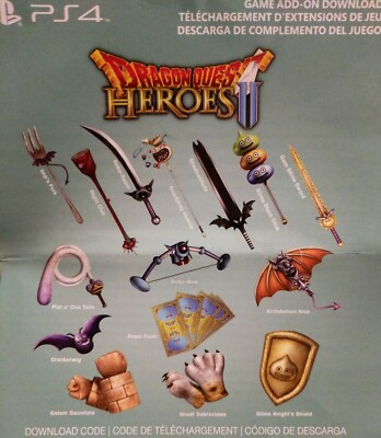Ps4 Dragon Quest Heroes 2 Weapon Dlc Free Shipping Ebay Ps4 Dragon Quest Heroes 2 Weapon Dlc Free Shipping Ebay