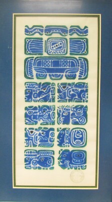 Chichen Itza Temple Mayan Calendar Rubbing