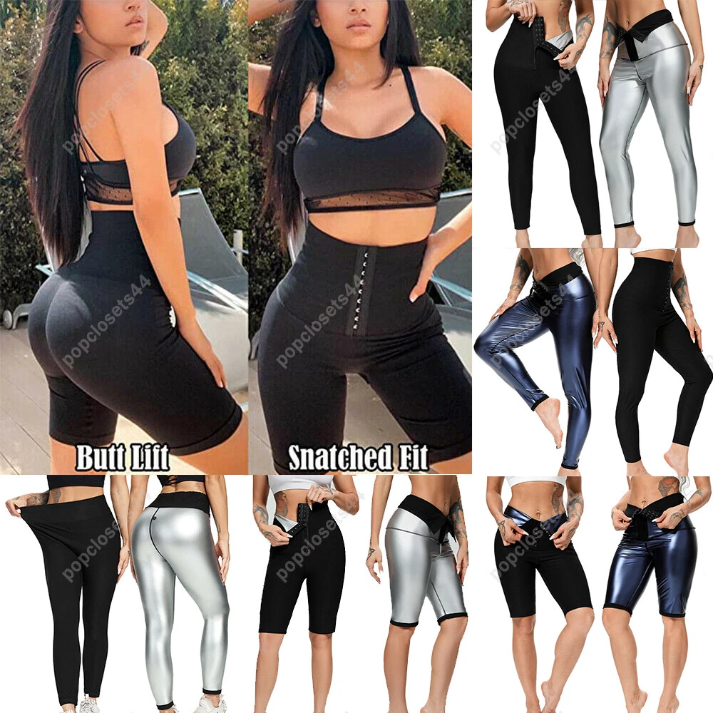 ❤Women Hot Thermo Body Shaper Pants Sweat Sauna Waist Trainer Leggings  Shapewear