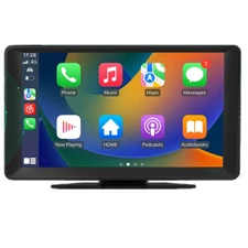 1080P Dash Cam Car DVR Monitor ADAS 9in MP5 Player Radio For Apple Carplay BT