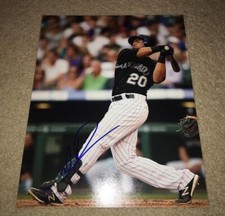 Wilin Rosario Signed 8x10 Photo Colorado Rockies
