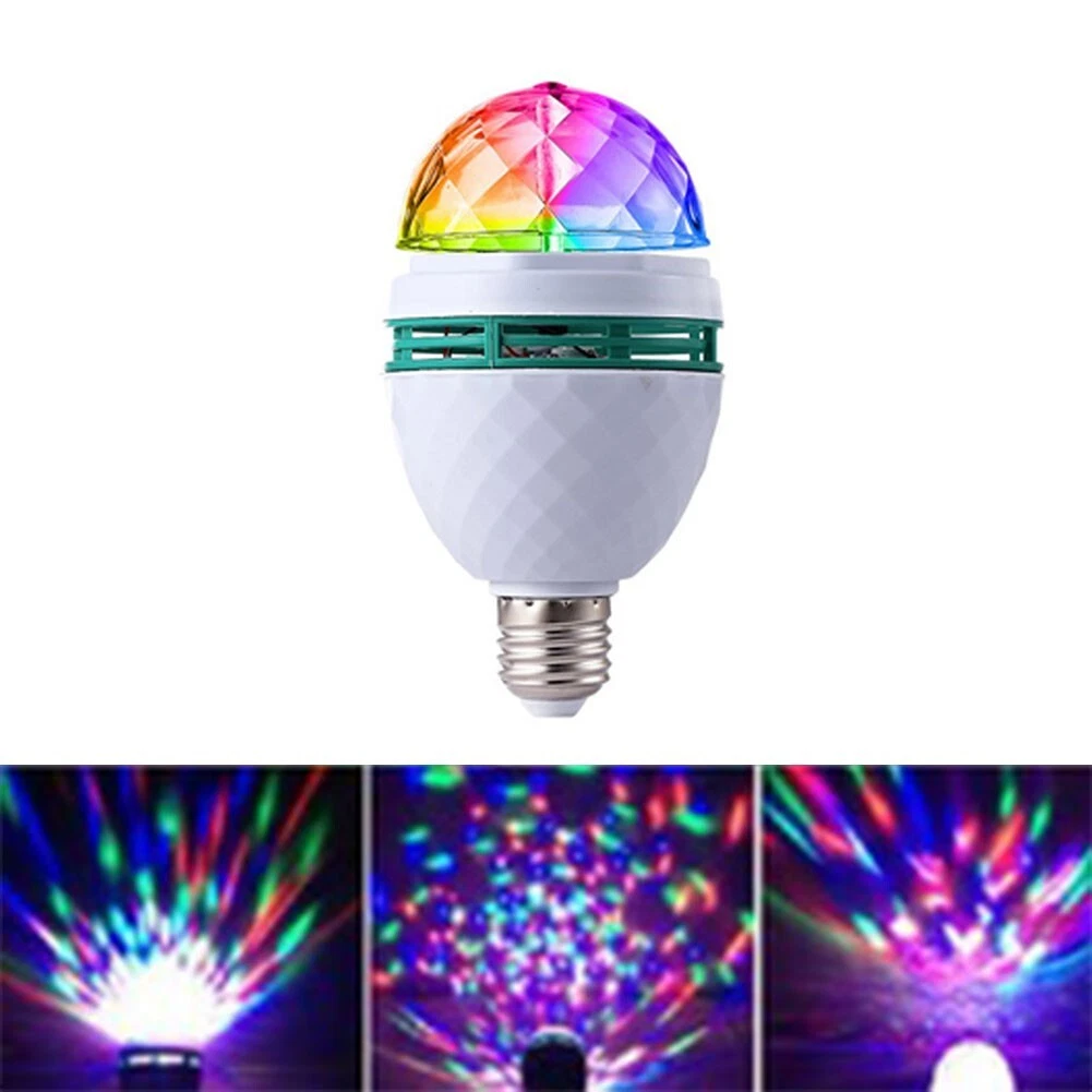 Easy Installation RGB LED Bulb Changeable Colorful E27 Projector