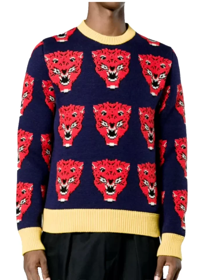 Gucci Iconic Tiger Logo Strickpulli Pulli Jumper Strickpullover Pullover S