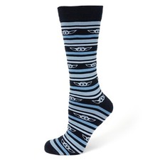 Star Wars The Child Navy Men's One Size Crew Socks