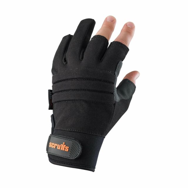 Scruffs Trade Precision Safety Work Gloves (Sizes M-L-XL) - Adjustable cuffs