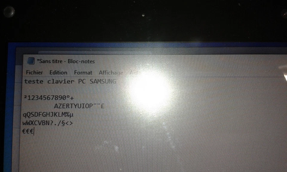 Clavier AZERTY pour SAMSUNG NP-N310 - Photo 4/4