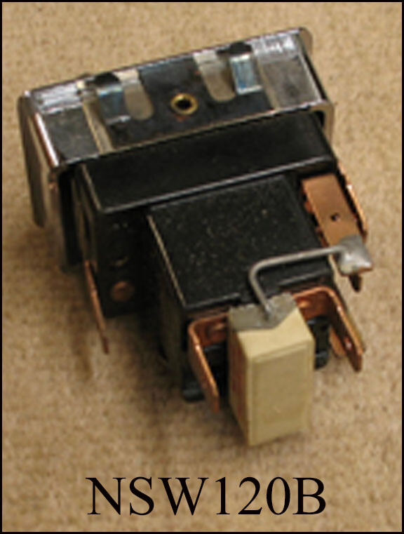 Dash Light Rocker Switch for Alfa Romeo, Maserati & Other Italian Cars
