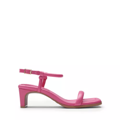 Damen-Sandalen Knöchelriemen offene Zehenpartie niedriger klobiger Absatz Hochzeit Party eleganter Absatz - Bild 22 von 35