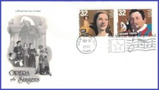 USA3 #3154 U/A ARTCRAFT FDC STR2  Opera Singer Lily Pons