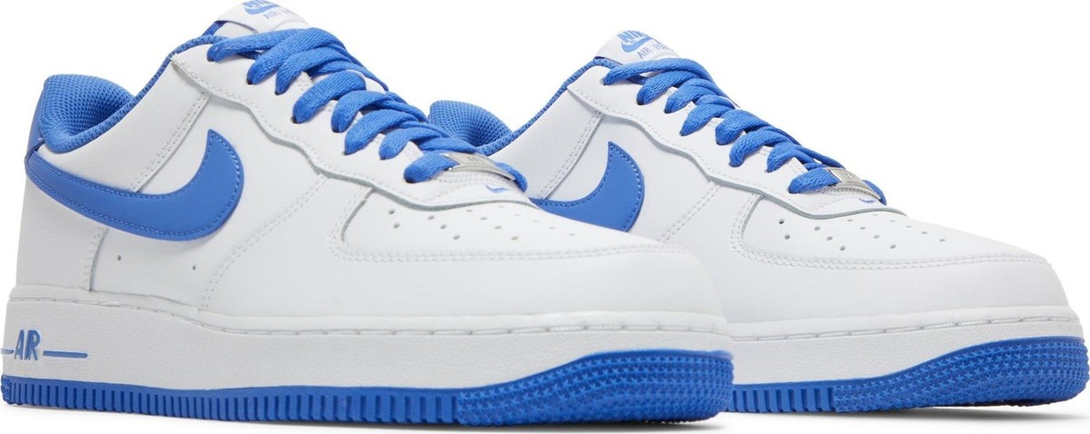靴 NIKE AIR FORCE 1 07 LOW White  Blue Nike Air Force 1 Low '07 LV8 Motocross White Royal Blue