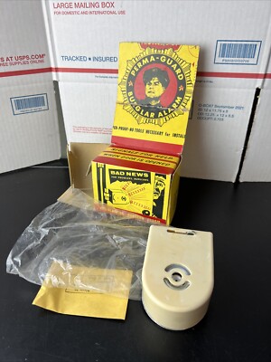 VINTAGE ORIGINAL 1950'S-60'S BURGLAR ALARM PERMA-GUARD W/BOX WORKS! JAPAN
