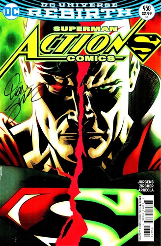 SUPERMAN ACTION COMICS #958 DOOMSDAY VARIANT EDITION SIGNED ARTIST DAN JURGENS