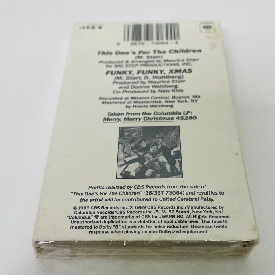 New Kids On The Block This One's For The Children (Cassette Single, 1989) Sealed - Image 4 of 4