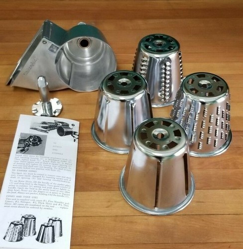 Vintage KitchenAid Hobart Rotorschneider Zerkleinerer "VR" Ganzmetall, RAR, GENERALÜBERHOLT - Bild 2 von 8