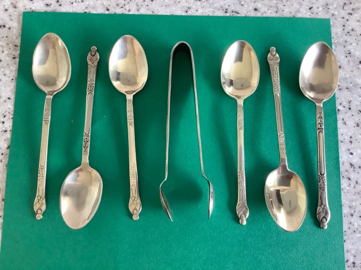 Set of silver plated EPNS apostle spoons with
