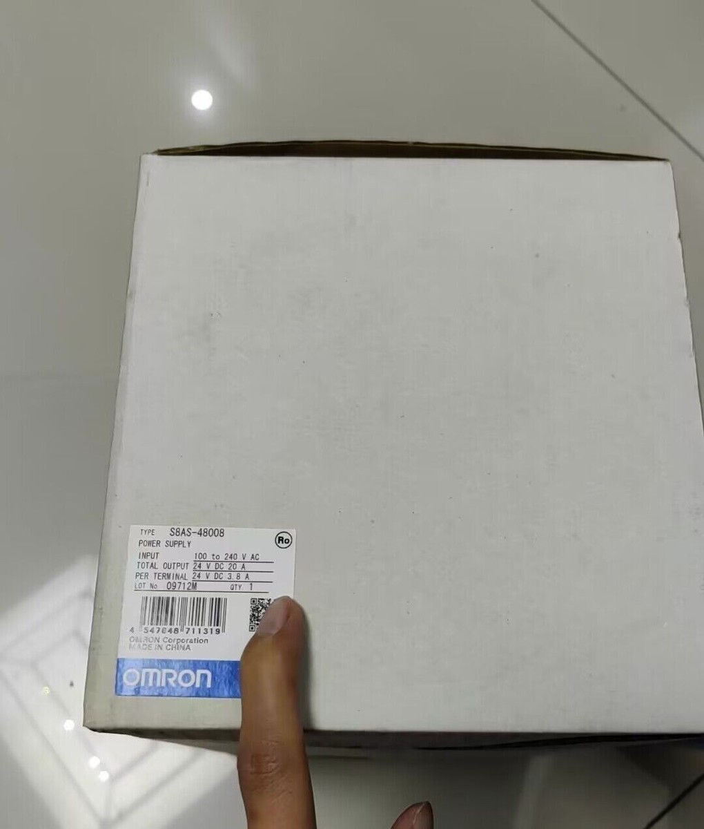 Omron S8AS-48008 Power Supply S8AS48008 New In Box One Year Omron S8AS-48008 Power Supply S8AS48008 New In Box One Year