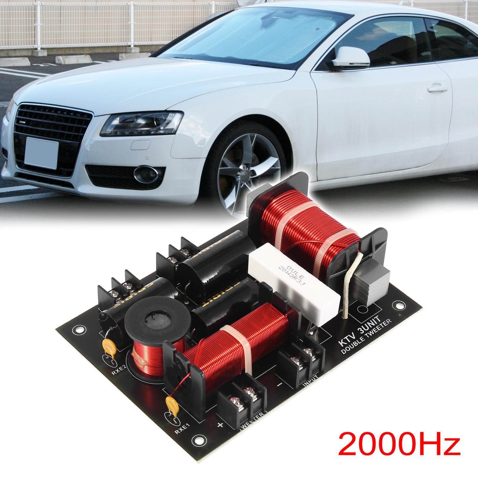 500W 2000Hz Crossover Filters Frequency Divider for 2-Way Speaker System Audio